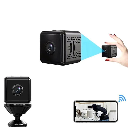 1080P Full HD Mini WiFi Kamera - Röst- och Videoinspelning, Loopinspelning, Nattsyn, Trådlös IP Säkerhetskamera