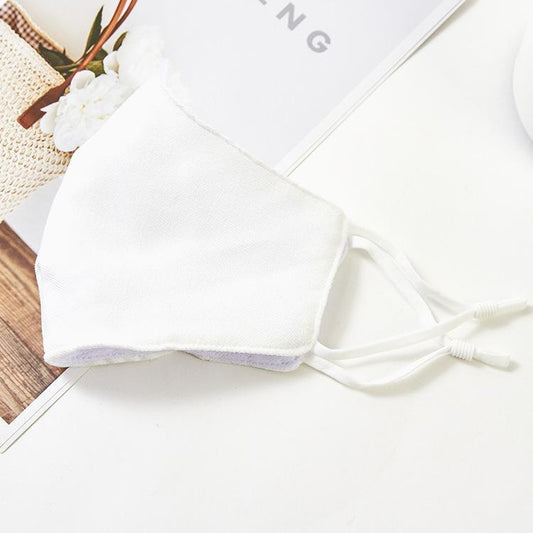 5-layer mask in cotton mouth guard in stylish pastel colors washable