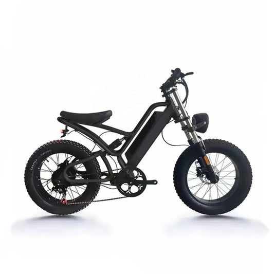 7-växlad elektrisk mountainbike räckvidd 60 km, fart 50 km/h