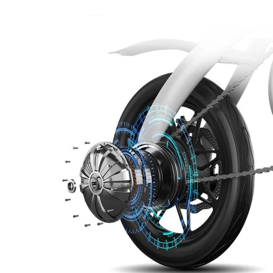 7-växlad elektrisk mountainbike räckvidd 60 km, fart 50 km/h