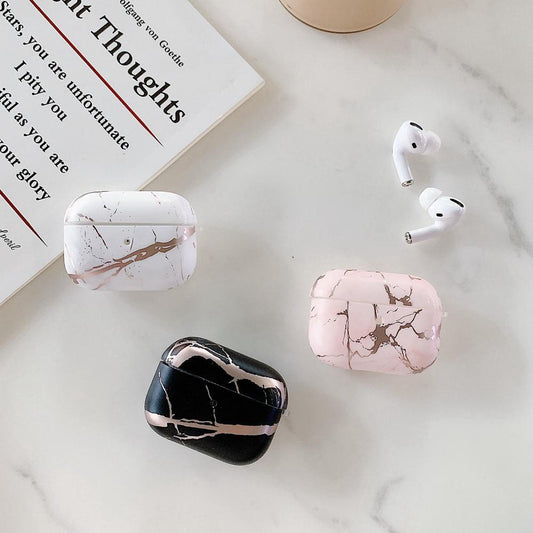 Airpods Pro Skal i lyxigt marmormönster