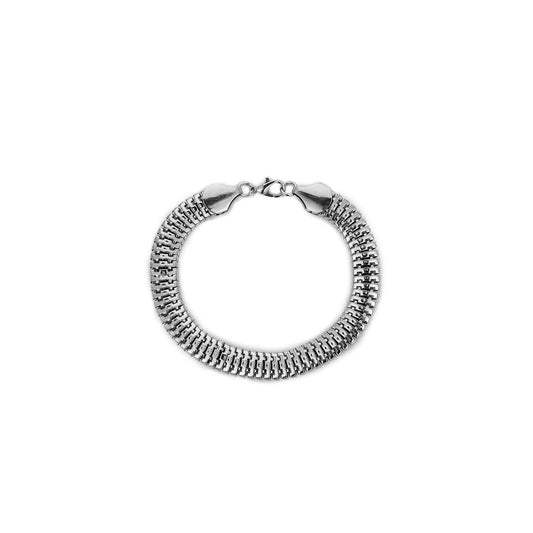 Armband i stål kedja till män maskulin stil silver