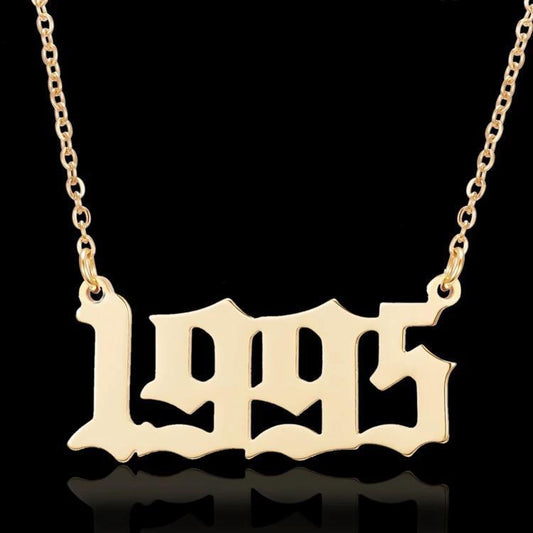 Gold plated necklace chain year 1995 unisex