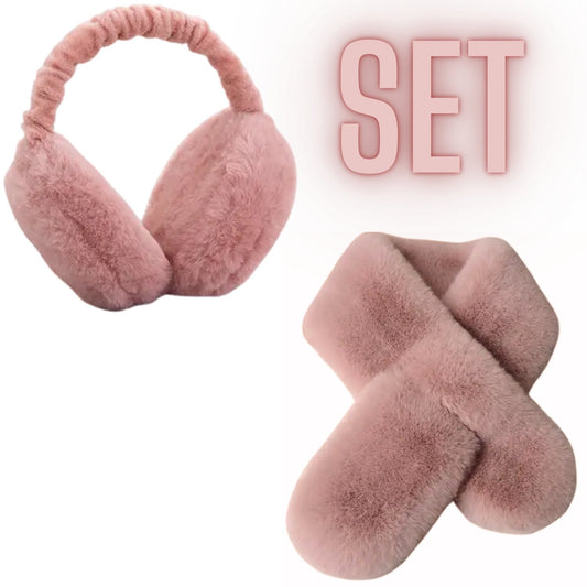 Köp SET och SPARA 140 kr - Öronmuffar och halsduk päls