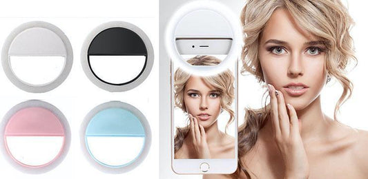Rechargeable Smart Mobile Selfie Ring Light Lamp!