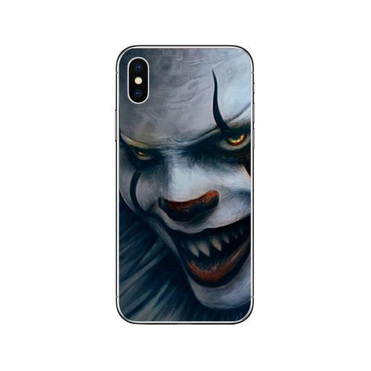 Scary shell clown from stephen king's ''it'' painting iPhone