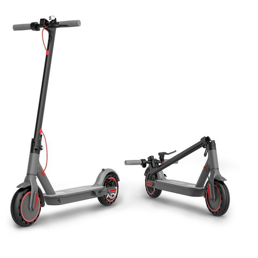 Easily foldable electric scooter with app cruise control 30 km/h lights front & back