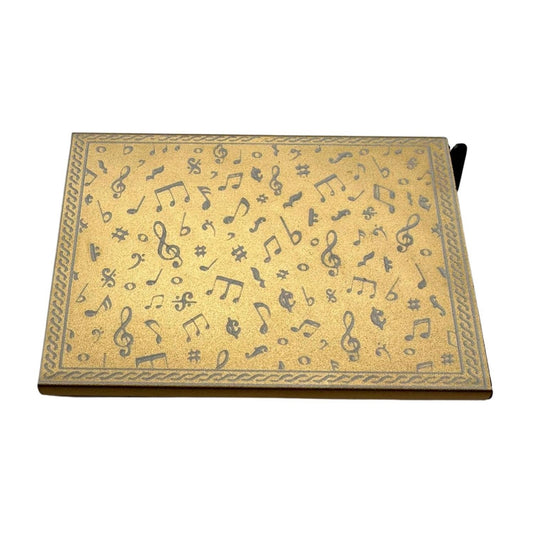 Music notes g-clef musical card holder pop-up function anti-skimming