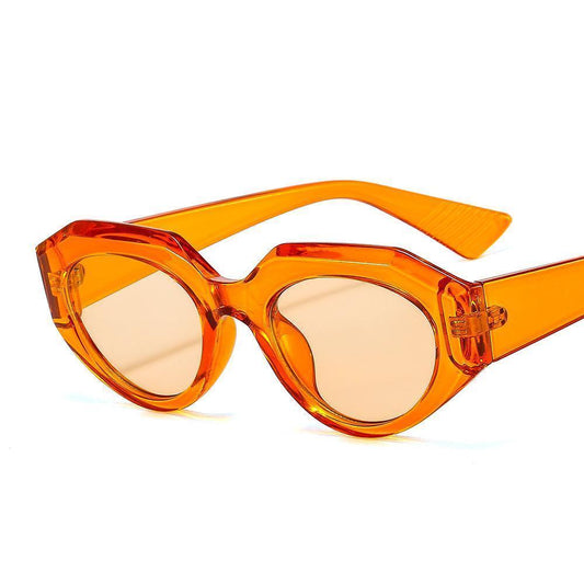 Retro sunglasses women's hottest trend of the year orange