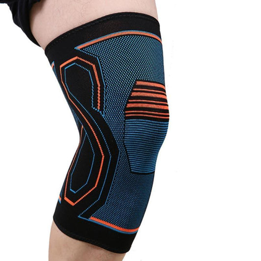 Really nice knee compression support stabilizing protection blue