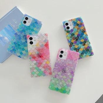 ‘Samsung Galaxy S23´ Sjöjungfru fiskfjäll skal pärlemor rektangulär