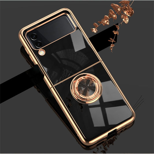 Samsung Galaxy Z FLIP 3 - Luxurious Stylish case with ring stand