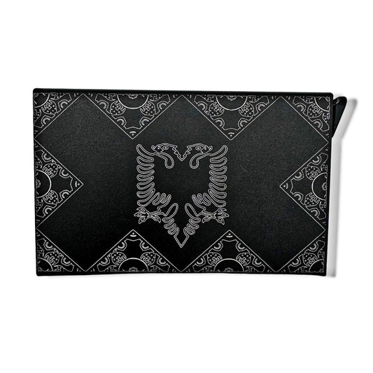 Shenja e flamurit albanian eagle card holder pop-up function anti-skimming