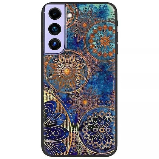 Cover for iPhone 15, Pro & Max oriental blue pattern