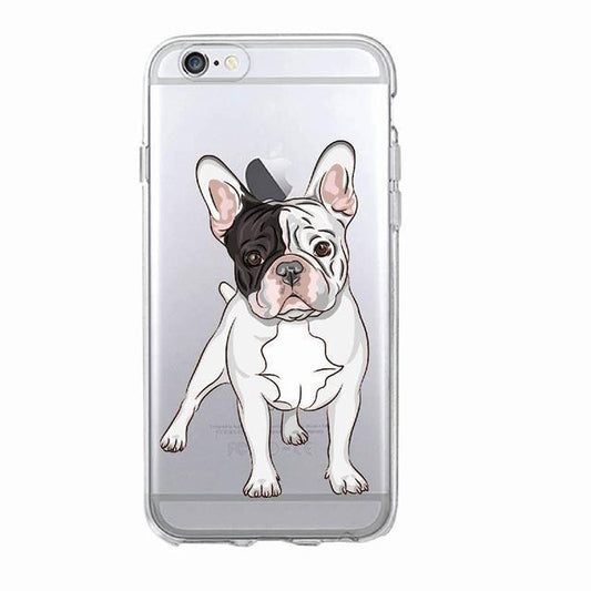 iPhone 12, 12 Pro & Max transparent case dog French bulldog