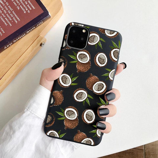 iPhone 12 & 12 Pro shell coconut coconut tropical