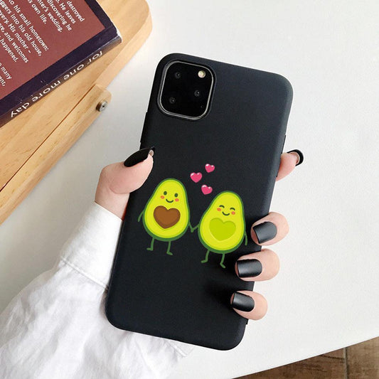 iPhone 12 & 13 Pro Max Mini case happy avocado holding hands
