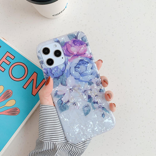 iPhone 12 Pro Max skal artificiell pärlemor solros blommor