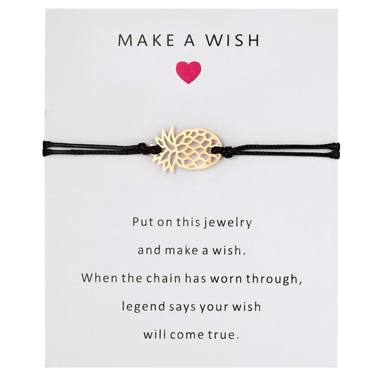 Wish bracelet with pineapple perfect Christmas gift gift