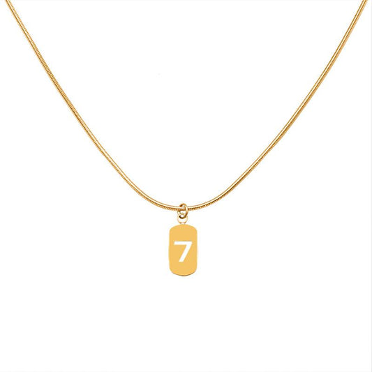 Gold Plated Necklace Angel Number Meaning Gift Spiritual