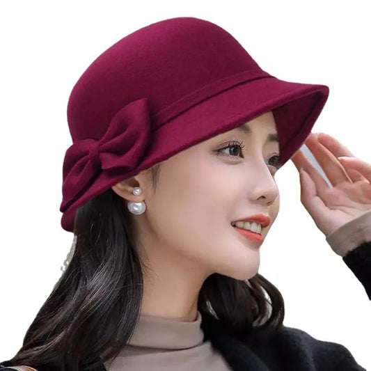 Beautiful hat for women with bow perfect for event wedding church