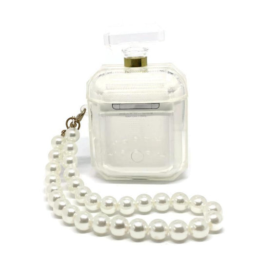 AirPods Case Transparent Perfume Bottle Gold!