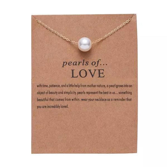 Beads with messages of love necklace Christmas present