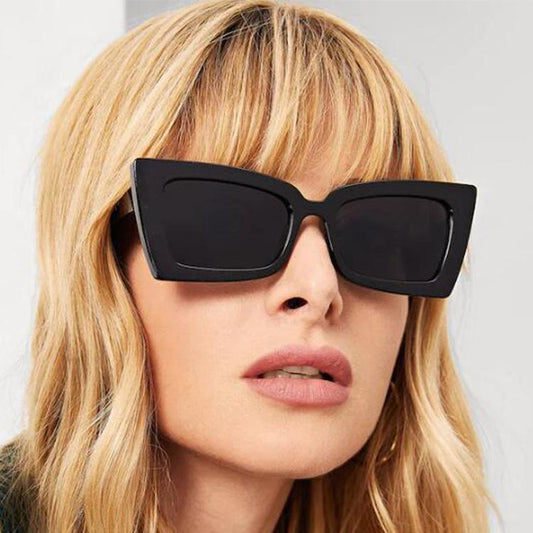 Retro sunglasses ladies cool frames square design