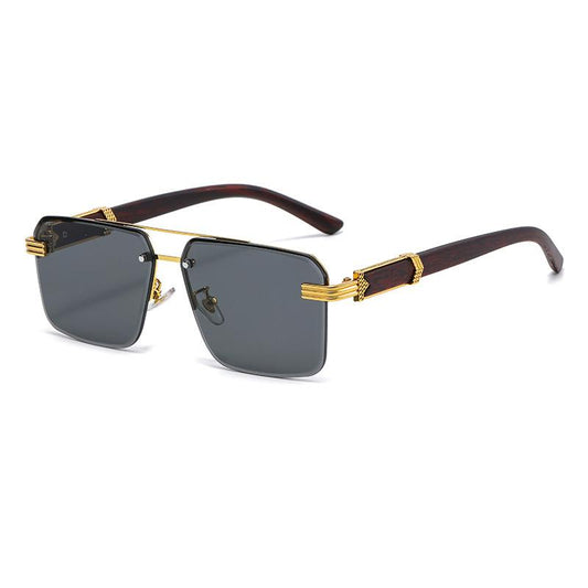 Noorzai Scandinavia - Milano pilot sunglasses details wood gold