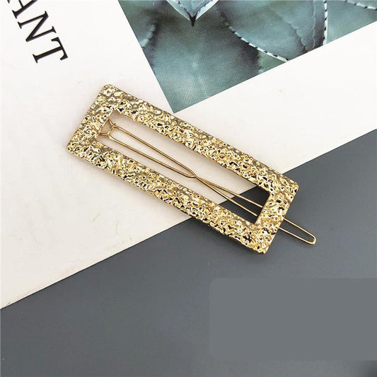 Handmade gold-plated hair clip stylish accessory for all hair