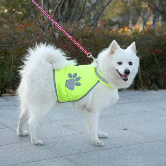 Reflective vest for dogs in three sizes - S, M, L safety safety vest
