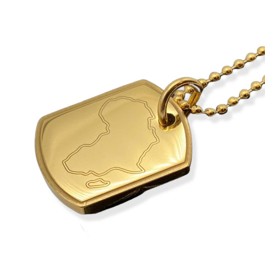 Gold Plated Tray Map Your Country Morocco Gold Silver Engraved