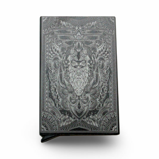 Viking with incredible background - durable card wallet with anti skim