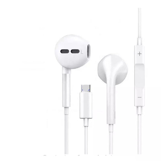2 PAR klassiska hörlurar standard iPhone Samsung Sony Huawei TYP C ergonomiska