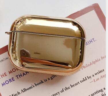 Airpods Pro shell in stylish glossy metal protective plating