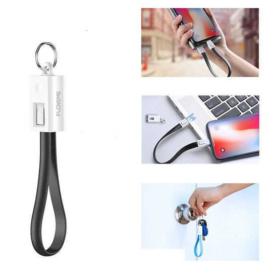 6 PACK! Micro USB/Android - laddare nyckelknippa USB kabel portabel!