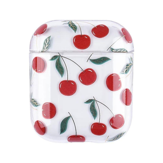 Airpods Pro 2 Transparent Protective Shell with avocado or cherry