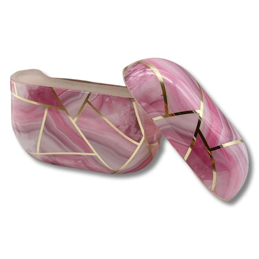 Airpods Third Generation Shell in luxurious marble 2022 pink hook