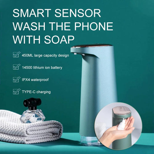 Automatisk tvål automater Badrum Smart Tvätt Handdesinfektion Sensor Maskin För Kök Och Badrum