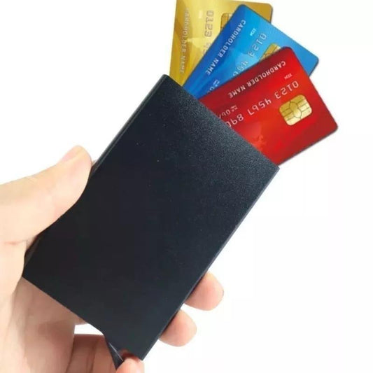 Baghdad Iraq skyline gold credit card holder - durable card wallet with anti skim 