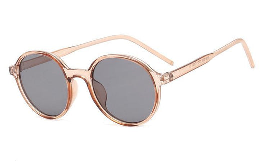 Beige Hipster round sunglasses summer Nicki