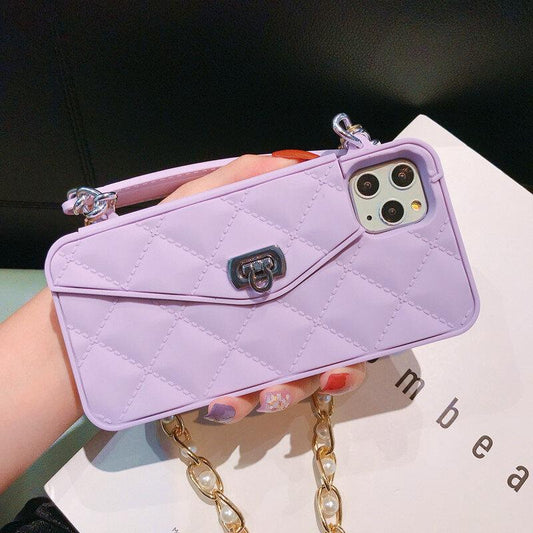 Exclusive handbag for iPhone 11 with shoulder strap