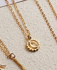 Forever summer -halsband med sol 18K guldpläterad gåva sommar julklapp