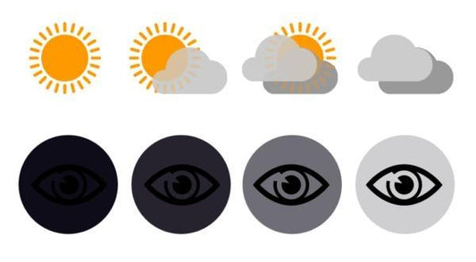 Photochromic sunglasses - change color according to weather gold Transitions glasses