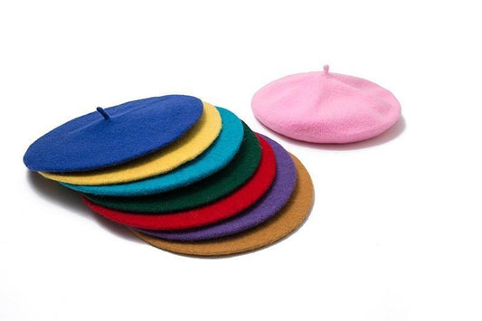 French beret in several colors sweet warm spring autumn