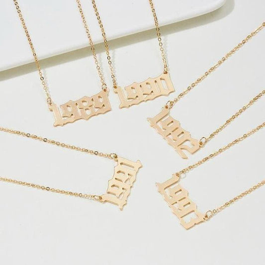 Guldpläterat halsband kedja år 1996 unisex