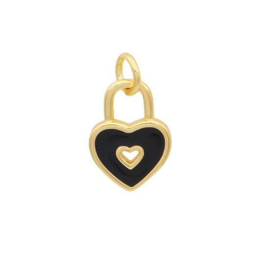 Heart Necklace with Clasp, You Own My Heart, Multiple Colors