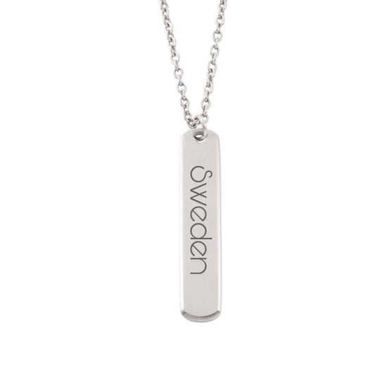 Halsband med stav perfekt för namn eller text personlig