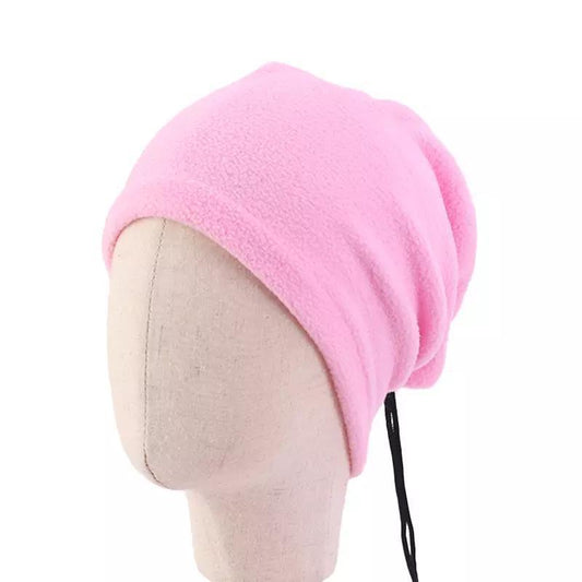 Scarf 2 in 1 hat for children fleece warm winter easy to adjust!