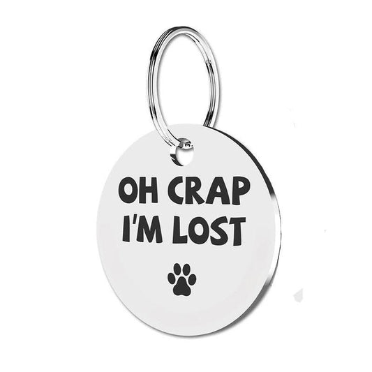 ID tag for dog or cat - personal engraving - stainless steel